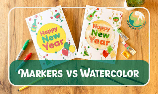 markers vs watercolor witch medium is the best, iperartika