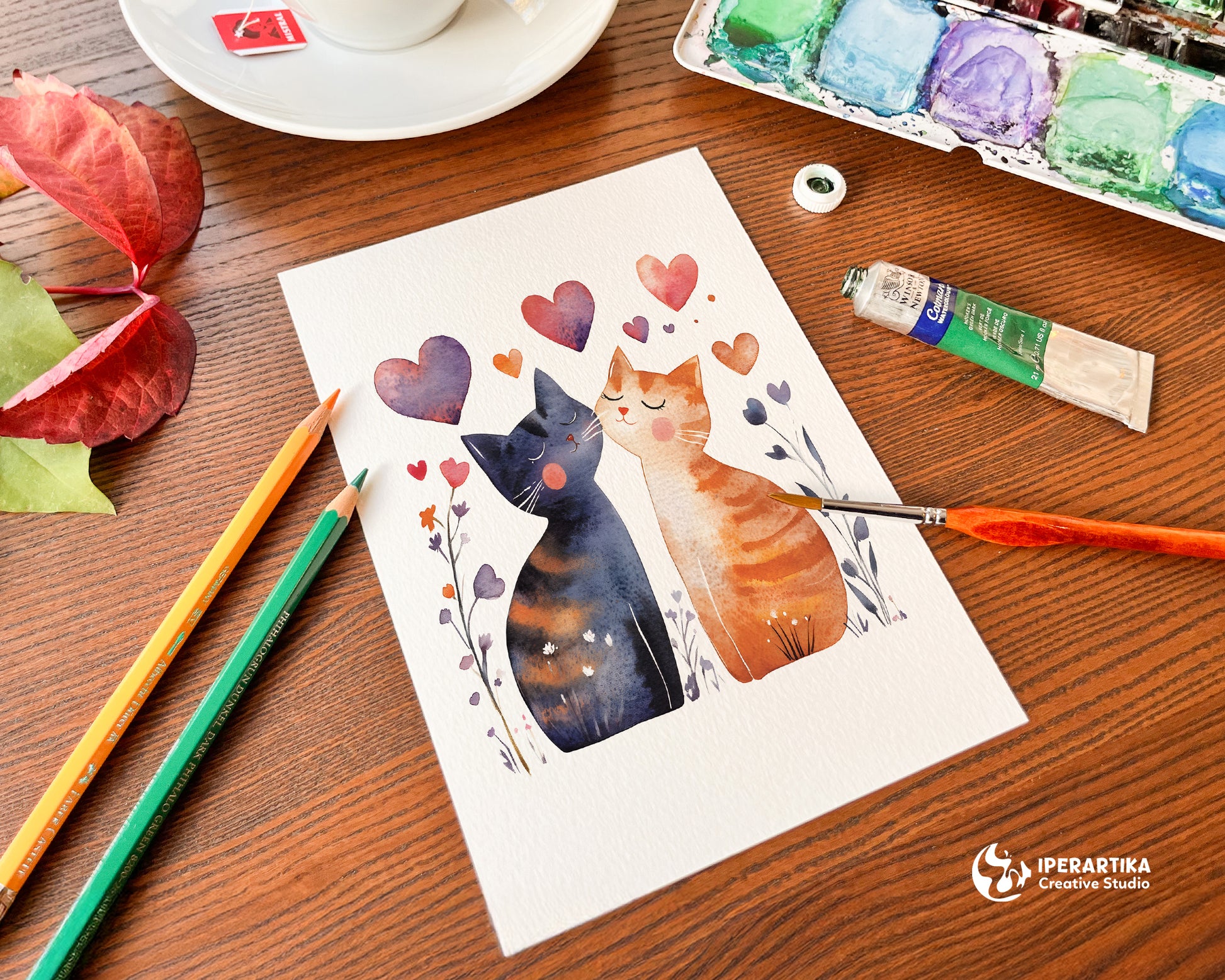 San valentine’s greeting card download, card printable, love card template, san valentine’s card printable, watercolor templates, iperartika templates, free card printable, love letters