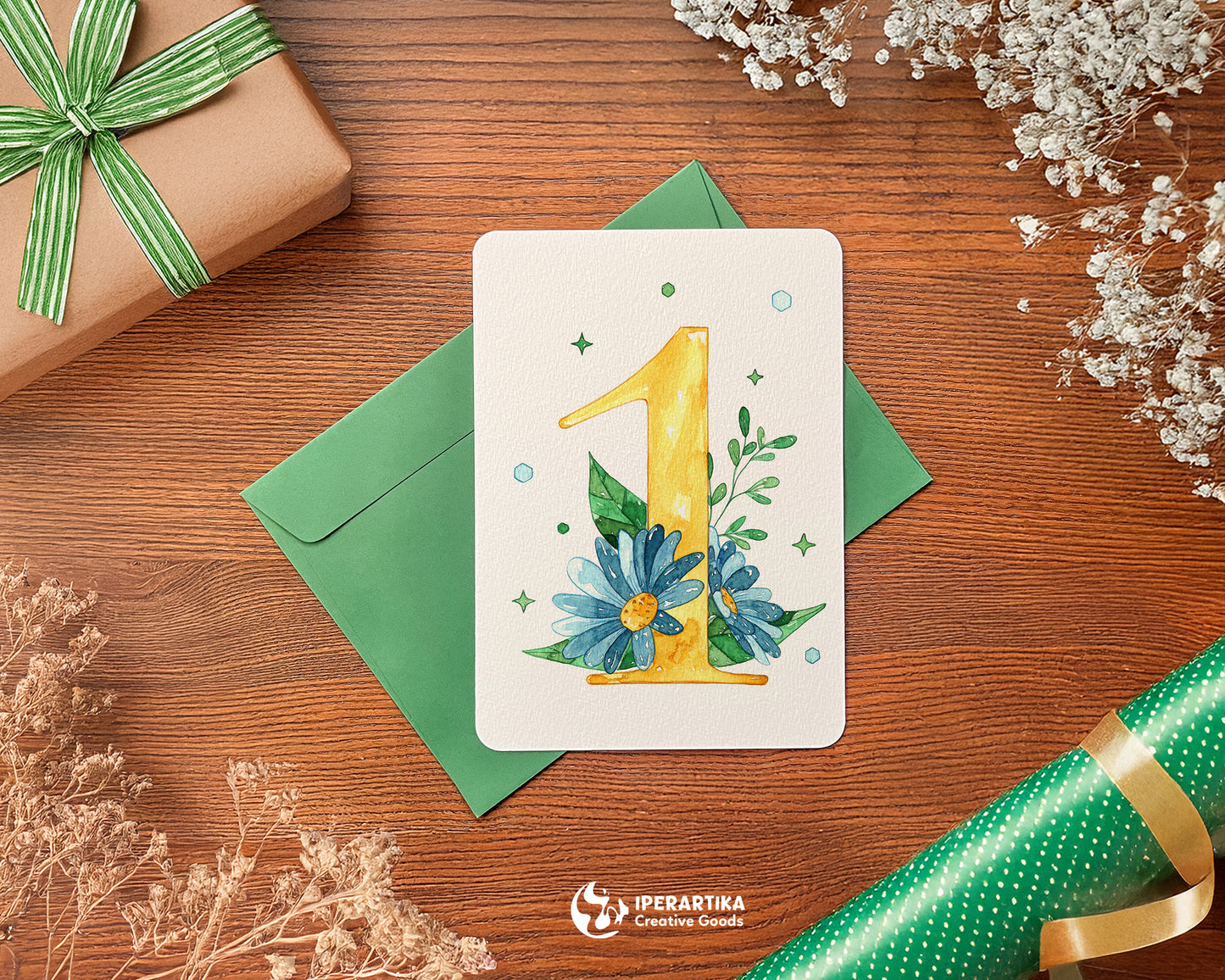 "Botanical Numbers" - 10 Designs Pack