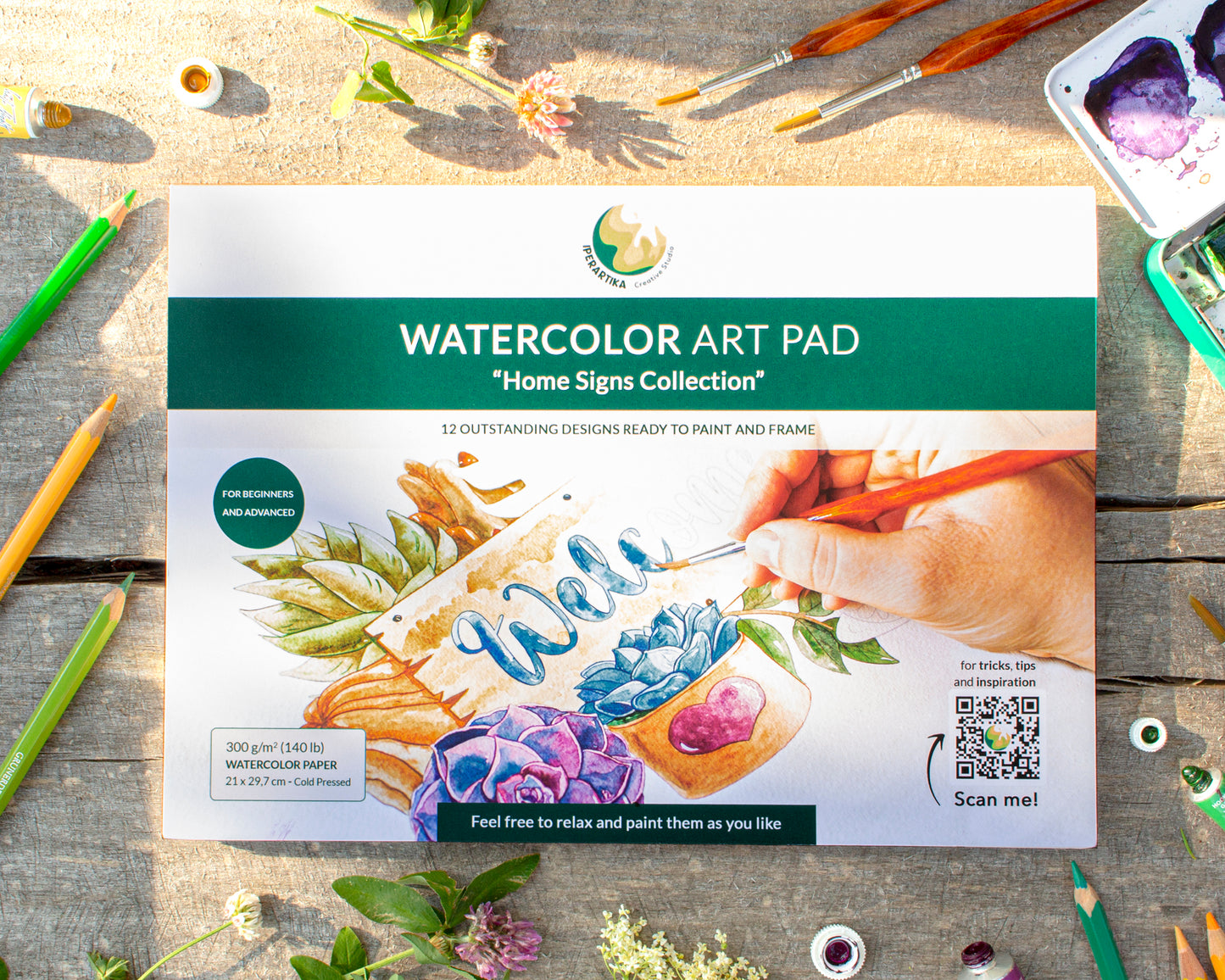 watercolor art pad home signs, watercolor coloring book, watercolor high quality coloring book, watercolor coloring book for adults, coloring book for adults, acrylic coloring book for adults, art crafts, craft ideas, home deco, home deco diy, home signs, DIY craft projects, iperartika