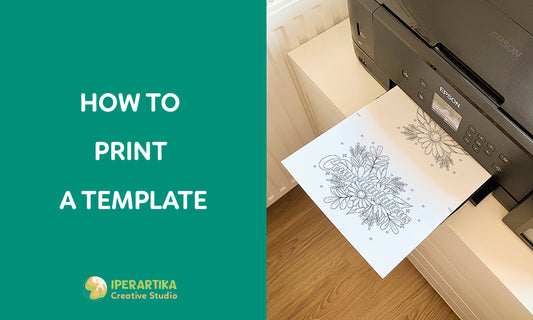 How to print a template