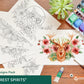 Forest Spirits coloring pages, templates por painting, posters printables pdf, instant download, bear, stag, owl, wolf, squirrel templates for watercolor, Instant download, diy, easy and pretty designs. Perfect for STRESS and ANXIETY RELIEF, ART THERAPY, relaxing and simple designs. IPERARTIKA