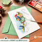 Watercolor Christmas Cards Ideas.Greeting card set printable. Printable painting templates for cards with flowers and botanical designs. Templates for painting. easy christmas cards. Watercolor projects. Diy watercolor cards. Watercolor ideas. Iperartika templates