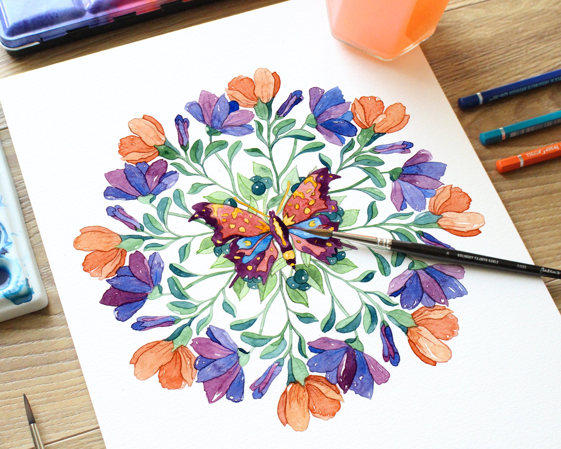 botanical mandalas, flower mandalas, coloring pages, painting templates, watercolor painting ideas, iperartika
