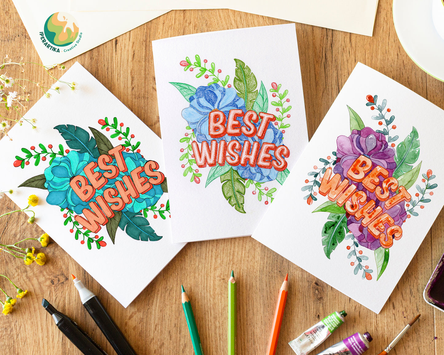 Greeting cards coloring book printed on mixed media paper. Coloring book suitable for wet and dry media. greeting cards set. coloring greeting cards set for adults. botanic greeting cards. watercolor coloring book. watercolor greeting cards set. greeting cards templates coloring book. diy greeting cards. iperartika
