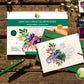 Greeting cards coloring book printed on mixed media paper. Coloring book suitable for wet and dry media. greeting cards set. coloring greeting cards set for adults. botanic greeting cards. watercolor coloring book. watercolor greeting cards set. greeting cards templates coloring book. diy greeting cards. iperartika